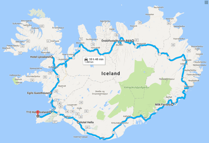 Iceland Map